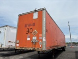 1999 WABASH STORAGE 53' VAN TRAILER