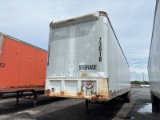 1983 FRUEHAUF STORAGE 45' VAN TRAILER