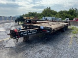 1987 CUSTOM 20 TON 30' EQUIPMENT TRAILER