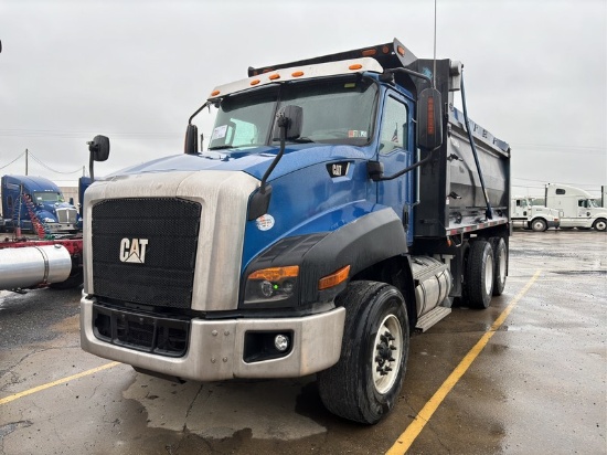 2015 CAT CT660S  TRI AXLE STEEL DUMP TRUCK