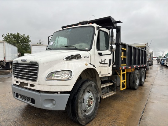 2012 FREIGHTLINER M2 T/A STEEL DUMP TRUCK