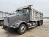 2015 KENWORTH T880 TRI AXLE ALUMINUM DUMP TRUCK