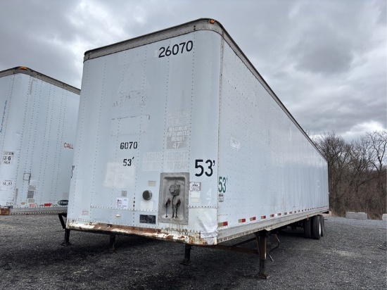 1992  DORSEY  AIDT-LS  53'  VAN TRAILER