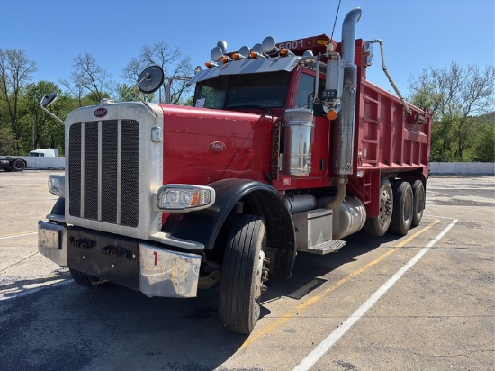 2010  PETERBILT  388  TRI AXLE DUMP TRUCK