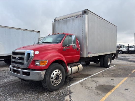 2011  FORD  F750  BOX TRUCK