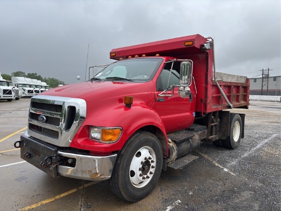 2012  FORD  F650  DUMP TRUCK