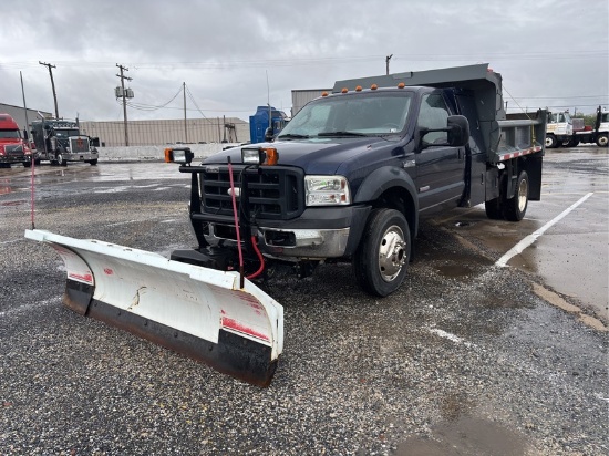 2007  FORD  F450  DUMP TRUCK