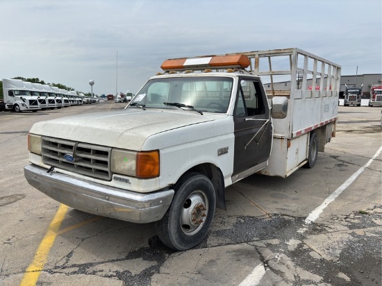 1989  FORD  F350  UTILITY TRUCK