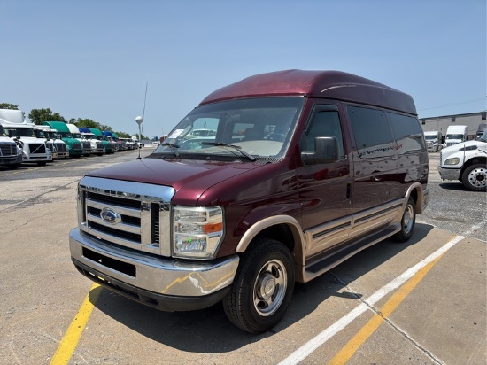 2008  FORD  E150 HIGH TOP CONVERSION V  PASSENGER VAN