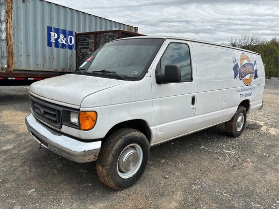 2006  FORD  E350 SUPER DUTY  CARGO VAN, NON RUNNER