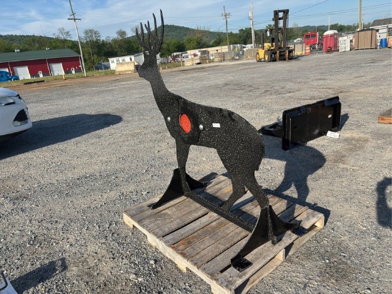 2025  3/8'' AR500 STEEL DEER SHOOTING  TARGET