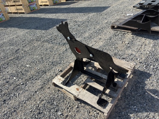 2025  3/8'' AR500 STEEL COYOTE SHOOTING  TARGET