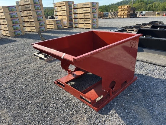 2025  1.5 CY  SELF DUMPING HOPPER  FORKLIFT ATTACHMENT