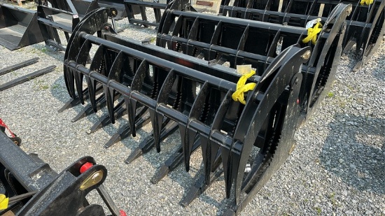 2025  MID STATE  84"  EXTREME  ROOT GRAPPLE  SKID STEER ATTACHMENT