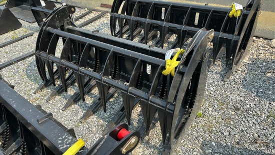 2025  MID STATE  74"  EXTREME  ROOT GRAPPLE  SKID STEER ATTACHMENT