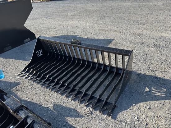 2025  76''  SKELETON BUCKET  SKID STEER ATTACHMENT