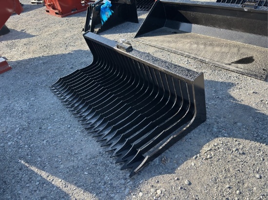 2025  72'' FINE  SKELETON BUCKET  SKID STEER ATTACHMENT
