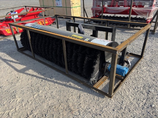 2024  MOWER KING  SSAB72  ANGLE BROOM  SKID STEER ATTACHMENT