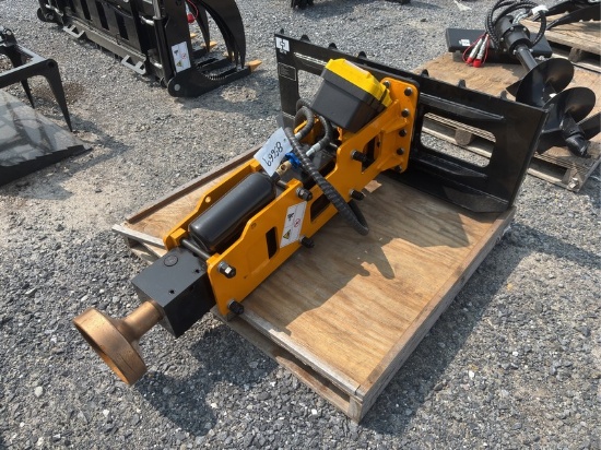 2025  GIYI   POST DRIVER  SKID STEER ATTACHMENT