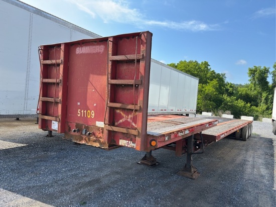 2004  FONTAINE  EXTENDABLE  48' - 65'  DROP DECK TRAILER