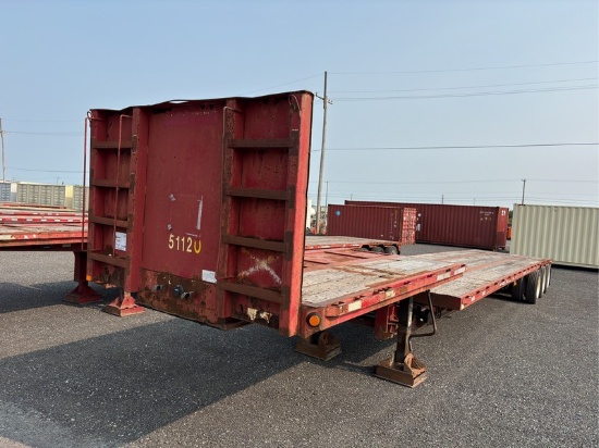 2004  FONTAINE  TPTT44865SPK EXTENDABLE  48'-65'  DROP DECK TRAILER
