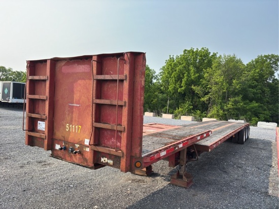 2004  FONTAINE  TPTT44865SPK  48'-65'  EXTENDABLE DROP DECK TRAILER