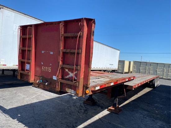 2004  FONTAINE  EXTENDABLE   48'-65'  DROP DECK TRAILER