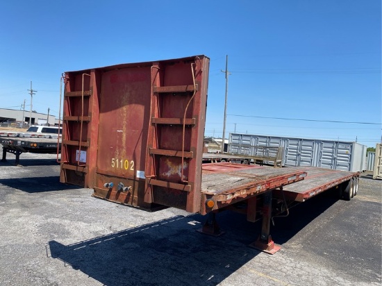 2004  FONTAINE  TPTT-4-4865 SPK EXTENDABLE  48'- 65'  DROP DECK TRAILER