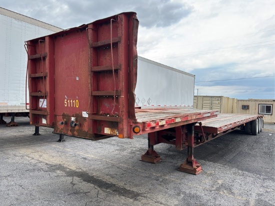 2004  FONTAINE  TPTT44865SPK   48'-65'  EXTENDABLE DROP DECK TRAILER