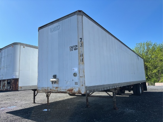 1980  BLACK DIAMOND   44'  VAN TRAILER, STORAGE ONLY
