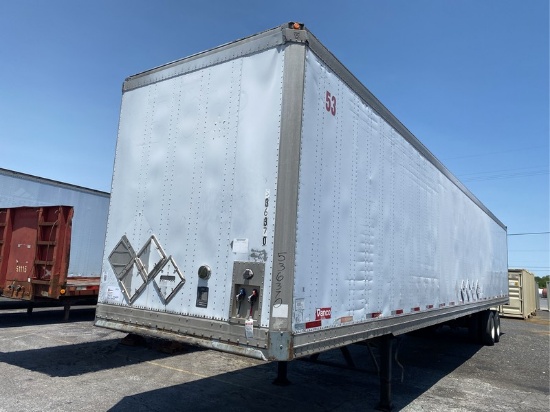 2006  WABASH  53'  VAN TRAILER, STORAGE ONLY