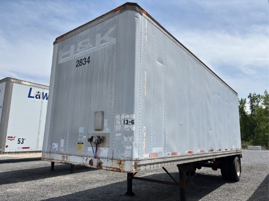 1998  STOUGHTON  DVW-285S  28'  PUP TRAILER