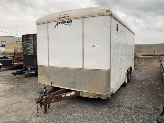 2012  HOMESTEADER  16' 6''  ENCLOSED TRAILER