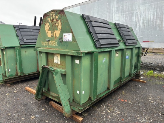 THOMPSON FABRICATION  12 CU YARD  ROLL-OFF  DUMPSTER