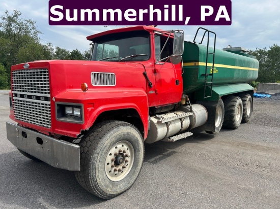 1994 FORD LTL9000 MANURE SPREADER TRUCK