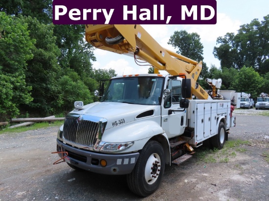 2007 International 4400 Sba Bucket Truck, Non-Runner