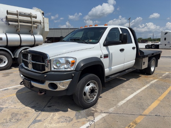 2008 Dodge Ram 5500 Flatbed Truck
