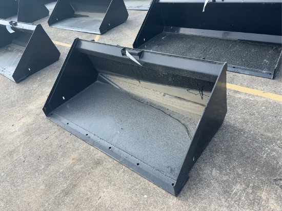 Mid State 60" Low Profile Bucket Skid Steer Attachment
