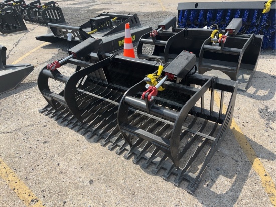 MID STATE 78" SKELETON GRAPPLE SKID STEER ATTACHMENT