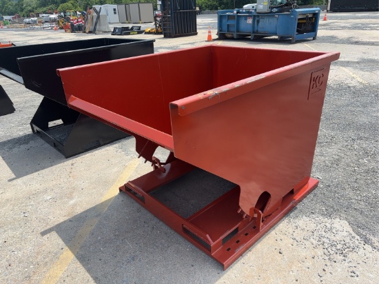 2.0 Cy Self Dumping Hopper Forklift Attachment