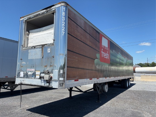 2018 Vanguard 1rmr5305 53' Reefer Trailer