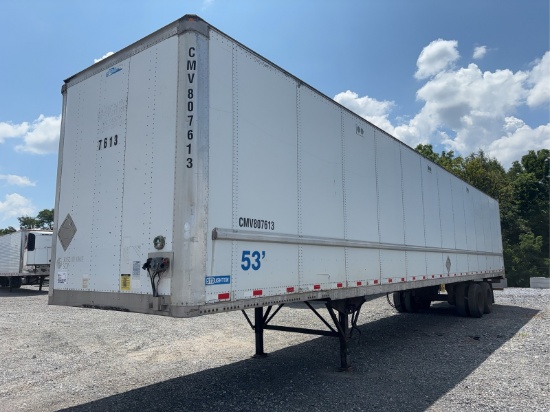 2018 Stoughton Avw535tscar 53' Van Trailer