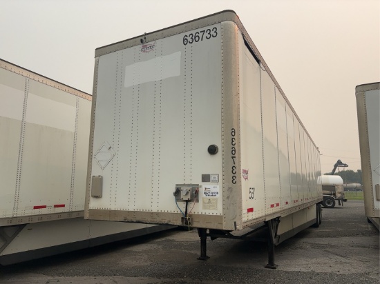 2016 Wabash Dvcvhpc 53' Van Trailer