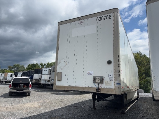 2016 Wabash Dvcvhpc 53' Van Trailer