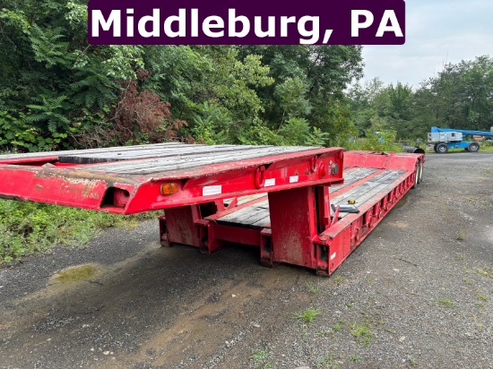 1990 Etnyre Hfr Hydraulic Rgn 45' Lowboy Trailer