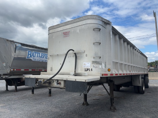 1988 Ravens 38' End Dump Trailer