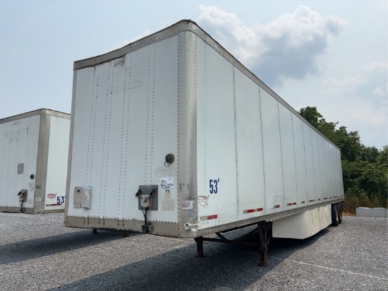 2011 Wabash Dvcvhpc 53' Van Trailer