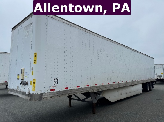 2010 Hyundai 53' Van Trailer