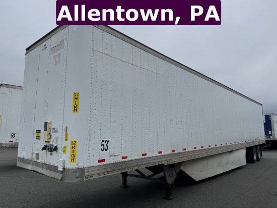 2010 Hyundai 53' Van Trailer