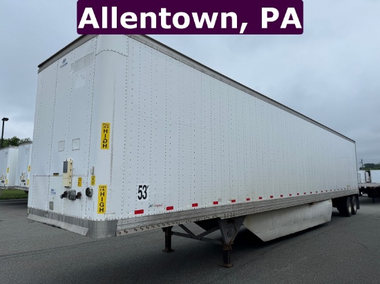2010 Hyundai 53' Van Trailer